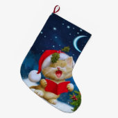 Singkatze Großer Weihnachtsstrumpf (Vorderansicht (hängend))