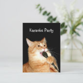 Singkatze Postkarte (Stehend Vorderseite)