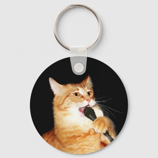 Singkatze Schlüsselanhänger (Vorderseite)
