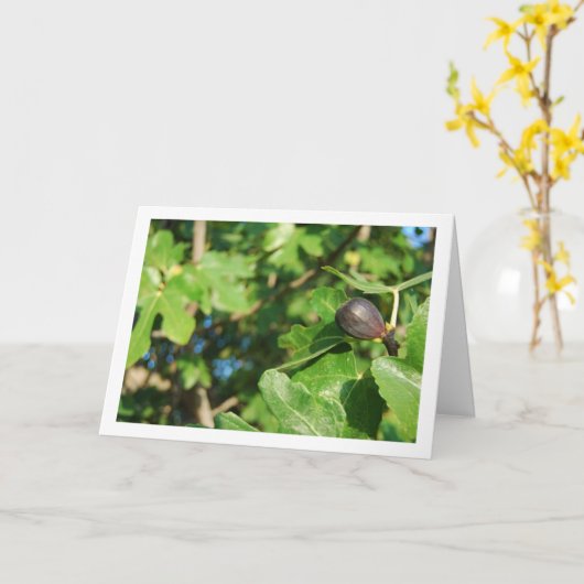 Single Abb. Tree Portrait Karte (Gelbe Blume)