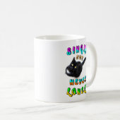 Single, aber nie einsam kaffeetasse (VorderseiteRechts)