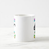 Single, aber nie einsam kaffeetasse (Mittel)