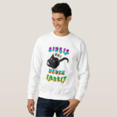 Single, aber nie einsam sweatshirt (Vorne ganz)