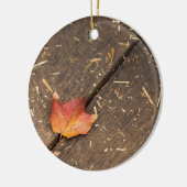 Single Ahornleaf im Fall Keramikornament (Links)