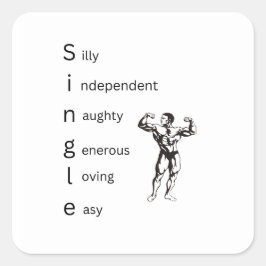 Single Akronym Aufkleber