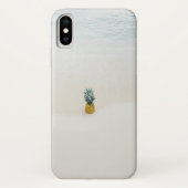 Single Ananas am Strand Case-Mate iPhone Hülle (Rückseite)