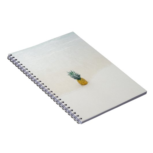 Single Ananas am Strand Notizblock (Rechte Seite)