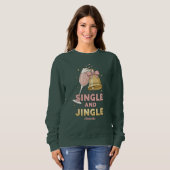 Single and Jingle Funny Christmas Sweatshirt (Vorne ganz)
