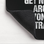 Single And Ready To Get Nervous Around Anyone Mousepad (Ecke)