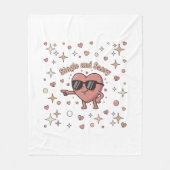 Single and Sassy Funny Soft Fleece Blanket Gift  (Vorderseite)