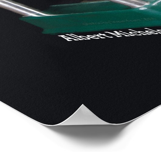 Single-Ansicht auf Schwarz: Harmonischer Analyzer Poster (Ecke)