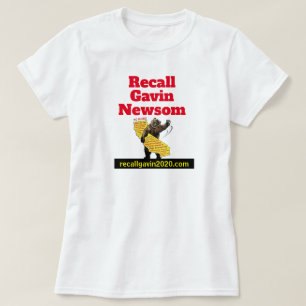 Single auf Seite von Recall Gavin Newsom T-Shirt