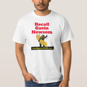 Single auf Seite von Recall Gavin Newsom T-Shirt