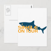 Single auf Tour Postkarte (Vorne/Hinten)