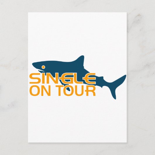 Single auf Tour Postkarte (Vorderseite)