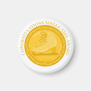 SINGLE AXEL AWARD Eis Skaten Special Achievement Magnet