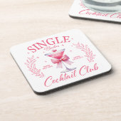 Single Babe Cocktail Club Untersetzer Set (Linke Seite)
