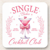 Single Babe Cocktail Club Untersetzer Set (Vorderseite)
