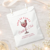 Single Babes Valentinstag Party Rosa Cocktail Geschenktütchen (Ausgeschnitten)