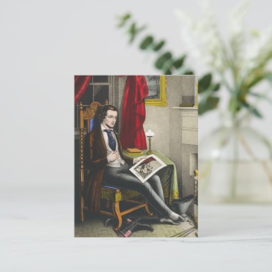 Single Bachelor-Malerei Postkarte (Stehend Vorderseite)