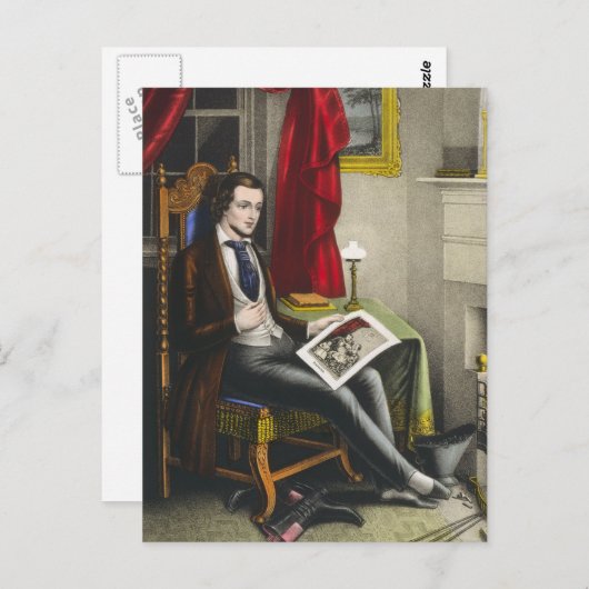 Single Bachelor-Malerei Postkarte (Vorne/Hinten)