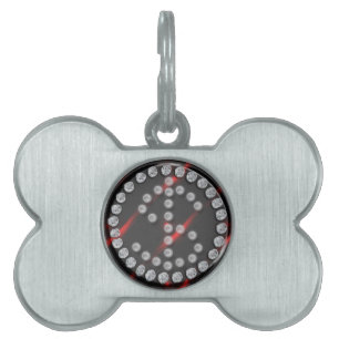 Single-Bar-diamante de imitación-Dollarzeichen Tiermarke