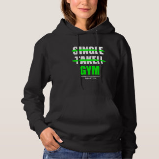 Single bei der Bodybuilding Gym gewinnt Fitness Hoodie