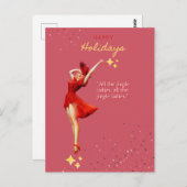 Single Bells Postkarte (Vorne/Hinten)