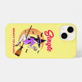 Single Bereit, Halloween-Hexe-iPhone iPhone Hülle (Rückseite (Horizontal))