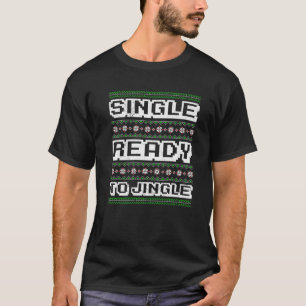Single bereit zum Jingle Ugli Christmas Solo Singl T-Shirt