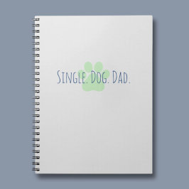 Single Best Dog Vater Notebook Notizblock