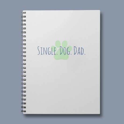 Single Best Dog Vater Notebook Notizblock