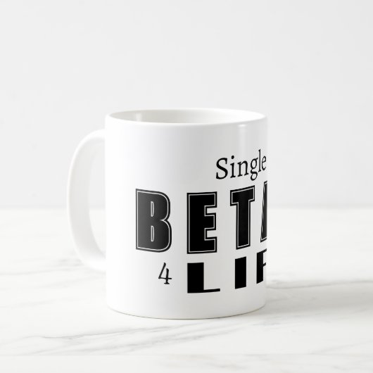 Single Betas 4 LIFE Kaffeetasse (Vorderseite Links)