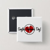 Single-Bewusstseins-Tag Button (Vorne & Hinten)