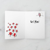 Single-Bewusstseins-Tag Feiertagskarte (Innenseite)