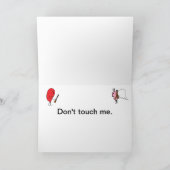 Single-Bewusstseins-Tag Feiertagskarte (Innenseite)