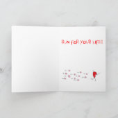 Single-Bewusstseins-Tageskarte Feiertagskarte (Innenseite)