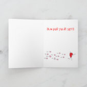 Single-Bewusstseins-Tageskarte Feiertagskarte (Innenseite)