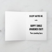 Single-Bewusstseins-Tagkarte-c$hier eine Karte (Innenseite)