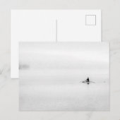 Single Bildhauerei Minimalismus Postkarte (Vorne/Hinten)