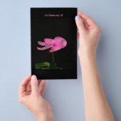 SINGLE BLUME FLORALER FLYER (Handgriff)