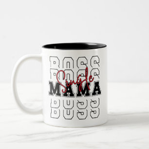 Single Boss Mama Minimalistischer Entwurf Zweifarbige Tasse