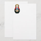 Single Briefpapier (Vorne/Hinten)
