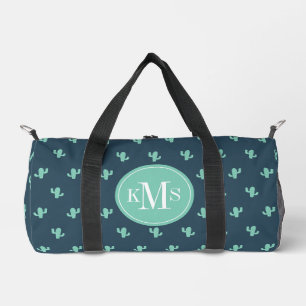 Single Cactus Pattern Duffle Bag