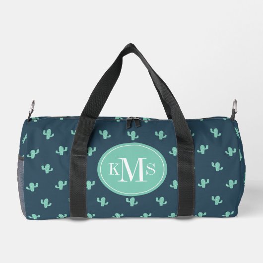 Single Cactus Pattern Duffle Bag (Rückseite)