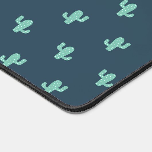 Single Cactus Pattern Schreibtischunterlage (Ecke)