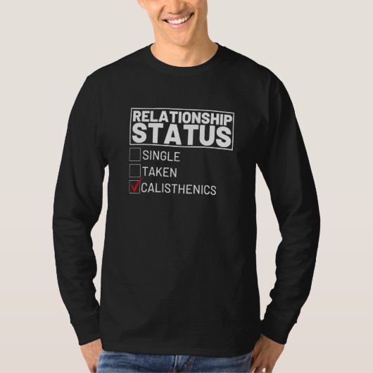 Single Calisthenics-Trainer Bodybuilding  T-Shirt (Vorderseite)