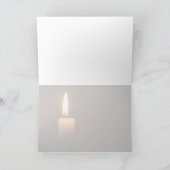 Single Candle Karte (Innenseite)