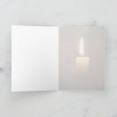 Single Candle Karte (Innenseite)