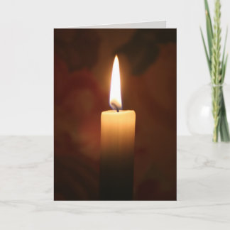 Single Candle Karte